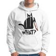 Cat What Murderous Black Cat With Knife Hoodie