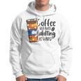 Coffee Because Adulting Is Hard Funny Sarcastic Design Hoodie