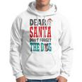 Dear Santa Dont Forget The Dog Hoodie