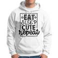 Eat Sleep Cute Repeat Graphic Design For Babys Hoodie