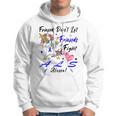 Friends Dont Let Friends Fight Als Alone Unicorn Blue Ribbon Amyotrophic Lateral Sclerosis Support Als Awareness Hoodie