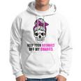 Keep Your Rosaries Off My Ovaries Feminist Skull Hoodie