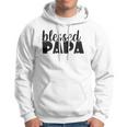 Mens Papa Grandpa Proud New Dad Blessed Papa Fathers Day Hoodie