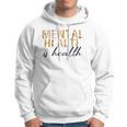 Mental Health Awareness Leopard Graphic Pastel Colors Quote Hoodie