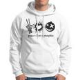 Peace Love Pumpkin Halloween Hoodie