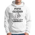 Popsi Grandpa Gift Popsi And Grandson A Bond That Cant Be Broken Hoodie