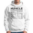 Premium Huncle Like A Regular Uncle But Way More Good Looking Nutrition Chart Hoodie