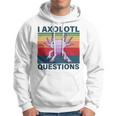 Retro I Axolotl Questions Funny Cute Axolotl Hoodie