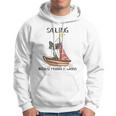 Sailing Because Murder Is Wrong Funny Sailing Men Hoodie
