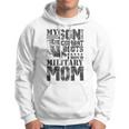 Son Wears Combat Boots Military Mom Military Family Premium T-Shirt Hoodie