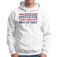 This Firecracker Was Born On 4Th Of July Patriotic Birthday Hoodie