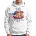 Tiger Us Flag 4Th Of July Fathers Day Tiger Dad Hoodie