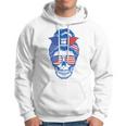 Ultra Maga Red White Blue Skull Hoodie