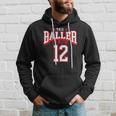 12Th Birthday Basketball Lover 12 Years Old Bday Hoodie Gifts for Him