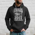 15 Years Old Fisherman Born In 2007 Fisherman 15Th Birthday Hoodie Gifts for Him