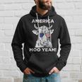 4Th Of July Funny Moo Yeah Cow GlassesBoys Girls Us Hoodie Gifts for Him