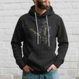 Abstract Art Musician Music Band Bass Player Hoodie Gifts for Him