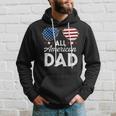 All American Dad Patriotic 4Th Of July Usa Flag Sunglasses Hoodie Gifts for Him