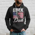 American Flag Bmx Dad Fathers Day Funny 4Th Of July Hoodie Gifts for Him