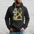 Childhood Cancer Pediatricians Ribbon Parents Mom Dad Gift Hoodie Gifts for Him