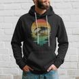 Crayfish Sunset Retro Vintage 70S Crawfish Nature Lover Hoodie Gifts for Him