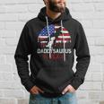 Dadasaurus Rex 4Th Of July Gifts Dinosaur Dad Us Flag T-Shir Hoodie Gifts for Him