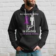 Every Disability Is Visible Aicardi Syndrome Awareness Purple Ribbon Aicardi Syndrome Support Aicardi Syndrome Awareness Hoodie Gifts for Him