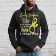 Ewings Sarcoma Dad Most People Never Meet Their Hero I Raised Mine Yellow Ribbon Ewings Sarcoma Ewings Sarcoma Awareness Hoodie Gifts for Him