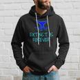 Extinct Is Forever Environmental Protection Whale Hoodie Gifts for Him