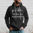 Faith Hope Love Asthma Awareness Heartbeat Christian Cross Grey Ribbon Asthma Asthma Awareness Hoodie Gifts for Him