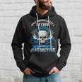 Father Grandpa Dad Biker Gift Never Underestimate Motorcycle Skull544 Family Dad Hoodie Gifts for Him