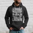 February 1926 Birthday Life Begins In February 1926 Hoodie Gifts for Him