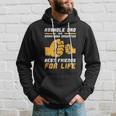 Funny Asshole Dad Smart Ass Daughter Best Friends For Life Hoodie Gifts for Him