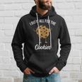 Funny Chocolate Chip Cookie Meme Quote 90S Kids Food Joke Hoodie Gifts for Him