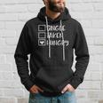 Funny Valentines Day Single Taken Hungry Food Lover Foodie Hoodie Gifts for Him