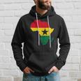 Ghana Ghanaian Africa Map Flag Pride Football Soccer Jersey Hoodie Gifts for Him