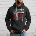 Guns Dont Kill People Dads With Pretty Daughters Humor Dad Hoodie Gifts for Him