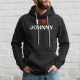 I Heart Johnny Red Heart Hoodie Gifts for Him