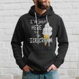 Im Just Here For The Ice Cream Summer Funny Cute Vanilla Hoodie Gifts for Him