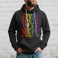 Kindness Equality Love Lgbtq Rainbow Flag Gay Pride Month Hoodie Gifts for Him