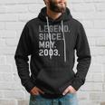 Legend Since May 2003 19 Years Old 19Th Birthday Gifts Hoodie Gifts for Him