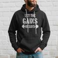 Let The Gains Begin - Gym Bodybuilding Fitness Sports Gift Hoodie Gifts for Him