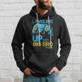 Leveling Up To Big Bro Again Gaming Lovers Vintage Hoodie Gifts for Him