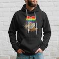 Lgbt Pride Daddy Tiger Rainbow Best Dad Ever Fathers Day Hoodie Gifts for Him