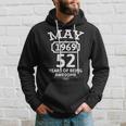 May 1969 52 Years Of Being Awesome 52Nd Birthday 52 Years Old Hoodie Gifts for Him