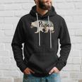 Men Papa Bear & Forest Awesome Camping Gift Hoodie Gifts for Him