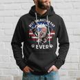 Mens Best Dalmatian Dad Ever Us Flag 4Th Of July Hoodie Gifts for Him