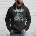 Mens Best Trucking Dad Ever For A Trucker Dad Fathers Day Hoodie Gifts for Him