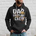 Mens Construction Dad Birthday Crew Party Worker Dad Hoodie Gifts for Him