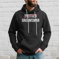 Mens From Brother To Groomsman Wedding Party Groomsmen Proposal Hoodie Gifts for Him